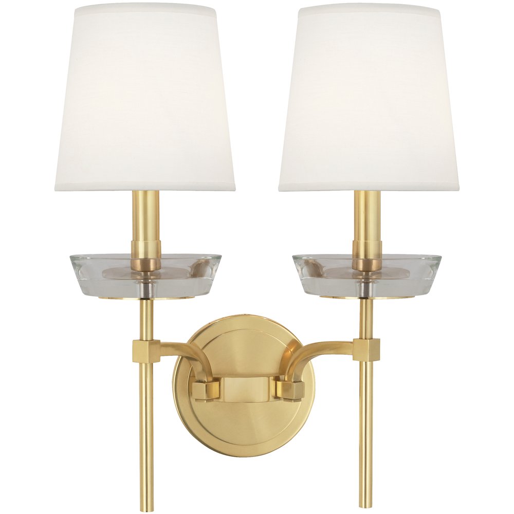Cristallo Wall Sconce in Modern Brass Color. Picture 1