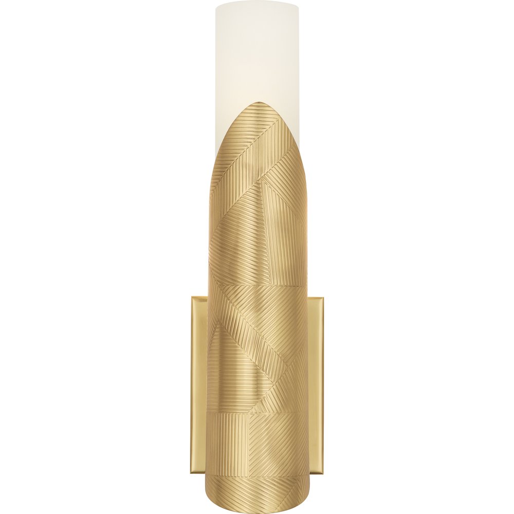 Michael Berman Brut Wall Sconce in Modern Brass Color. Picture 1