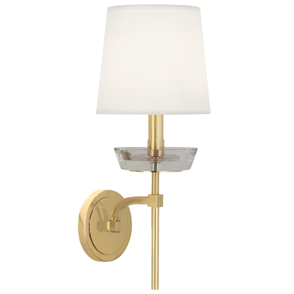 Cristallo Wall Sconce in Modern Brass Color. Picture 1