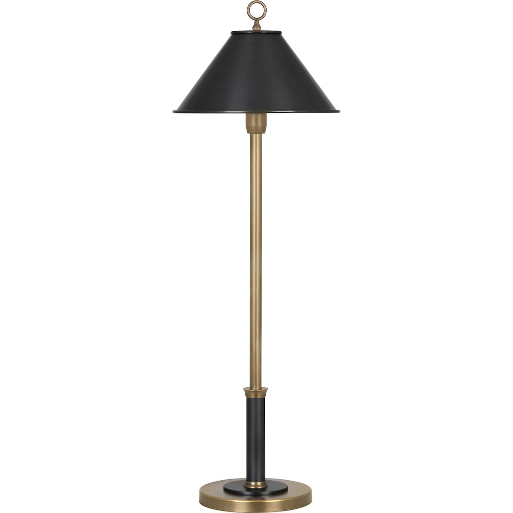 Aaron Table Lamp in Warm Brass Color. Picture 1