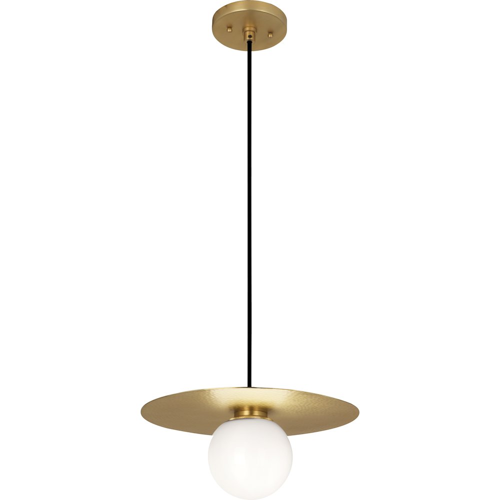 Dal Pendant in Modern Brass Color. Picture 1