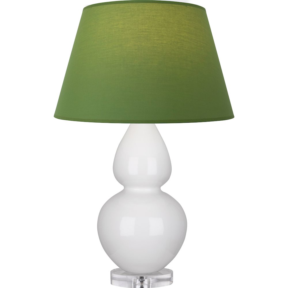 Lily Double Gourd Table Lamp in Lily Glazed Ceramic Color. Picture 1