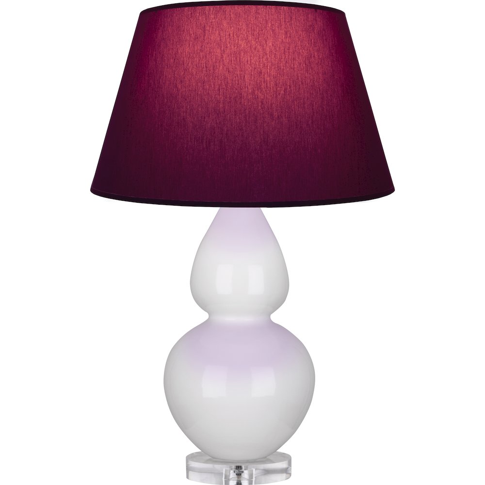Lily Double Gourd Table Lamp in Lily Glazed Ceramic Color. Picture 1