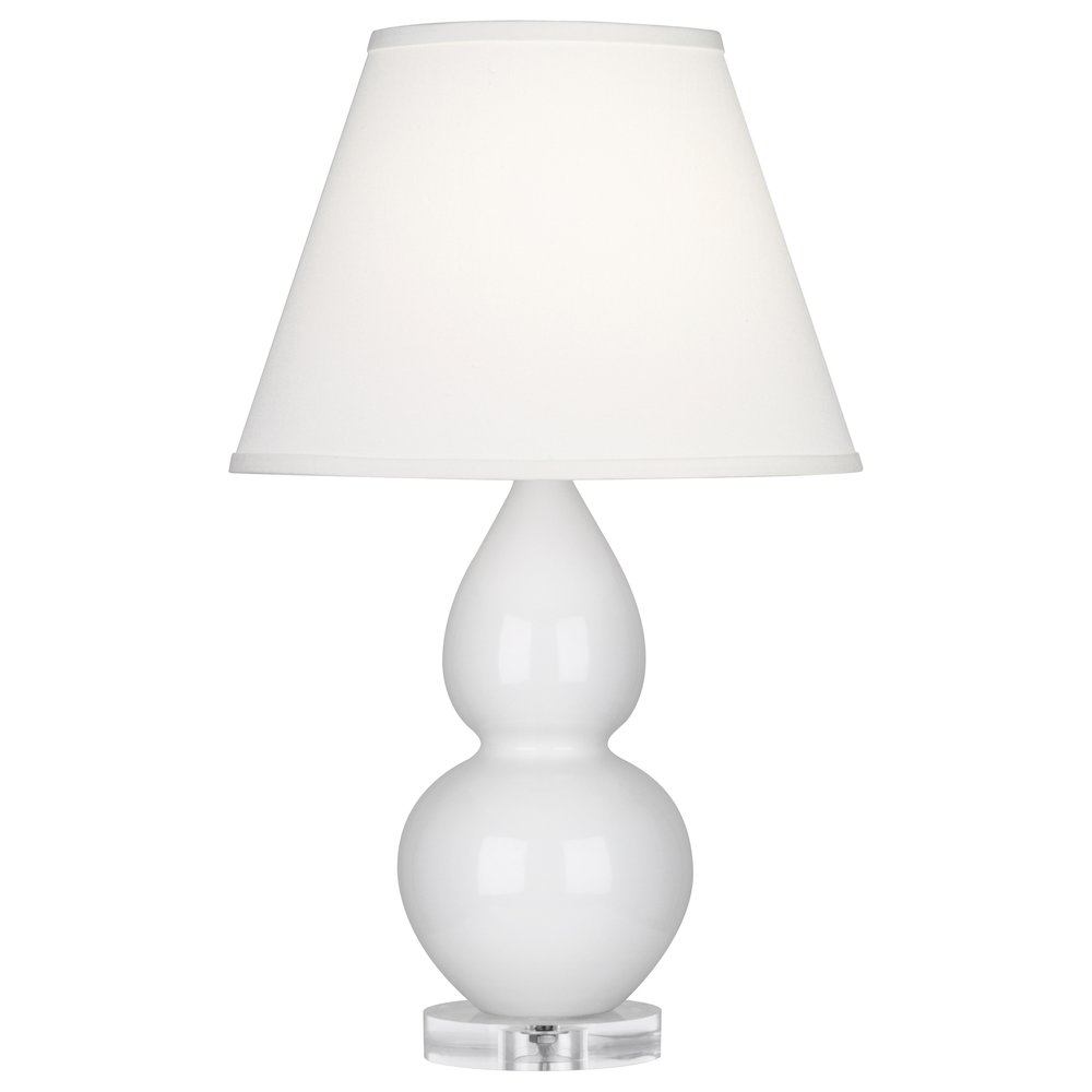 Lily Small Double Gourd Accent Lamp in Lily Glazed Ceramic Color. Picture 1