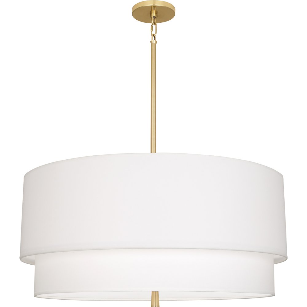 Decker Pendant in Modern Brass Color. Picture 1