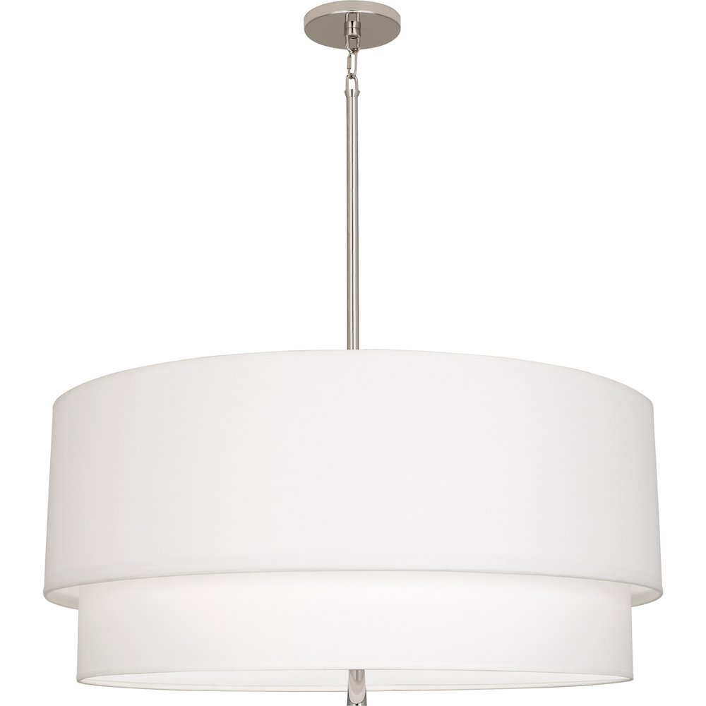 Decker Pendant in Polished Nickel Color. Picture 1