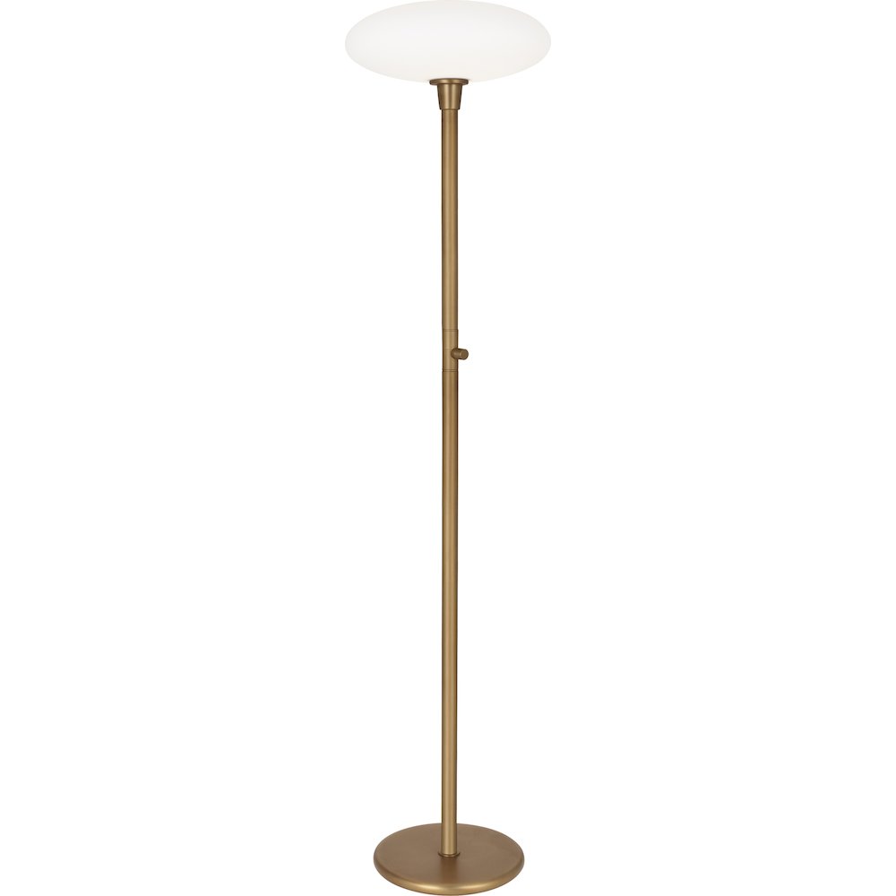 Rico Espinet Ovo Torchiere in Aged Brass Color. Picture 1