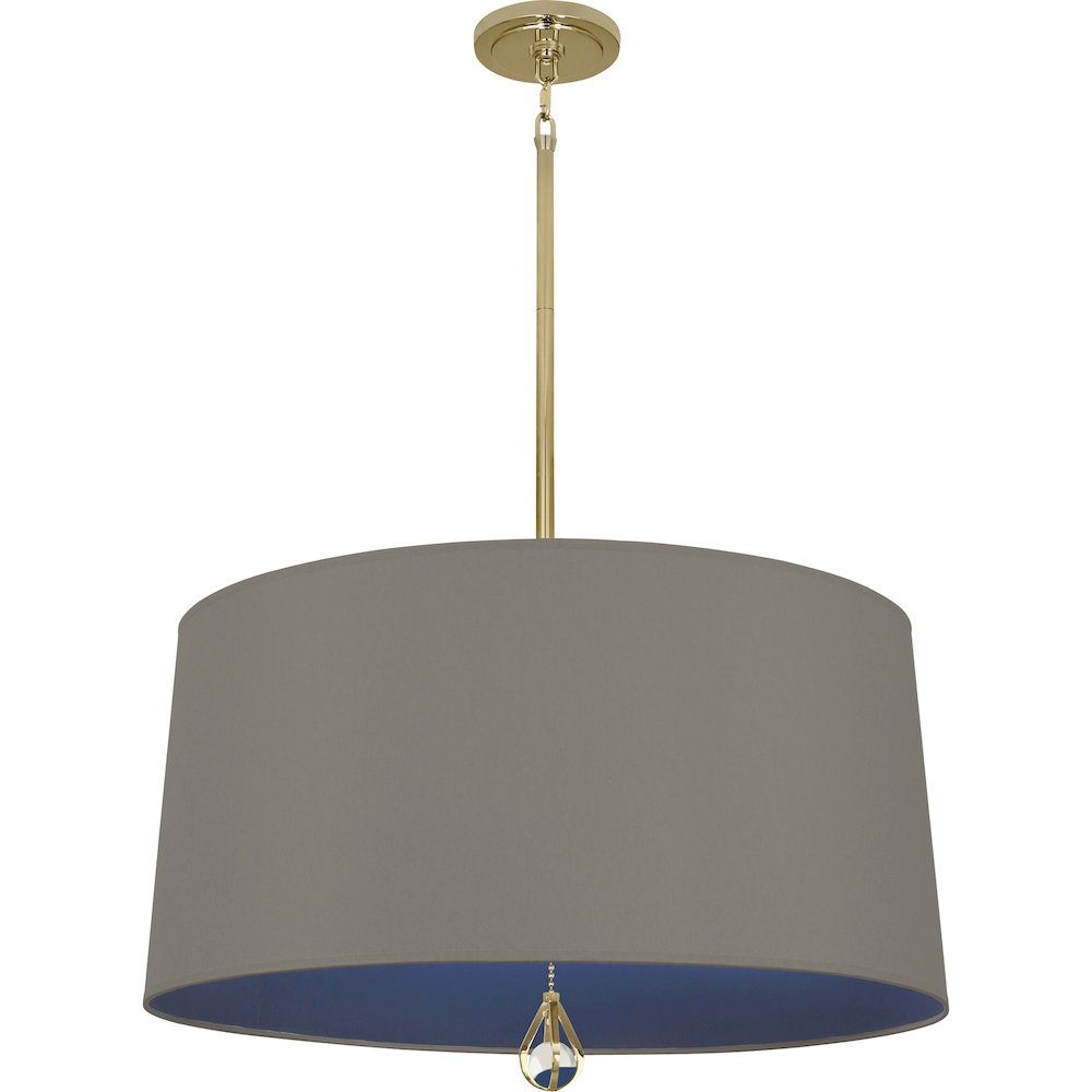 Williamsburg Custis Pendant in Modern Brass Color. Picture 1