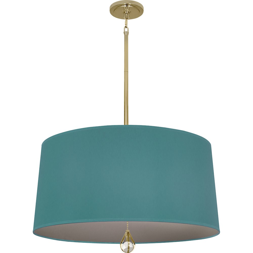 Williamsburg Custis Pendant in Modern Brass Color. Picture 1