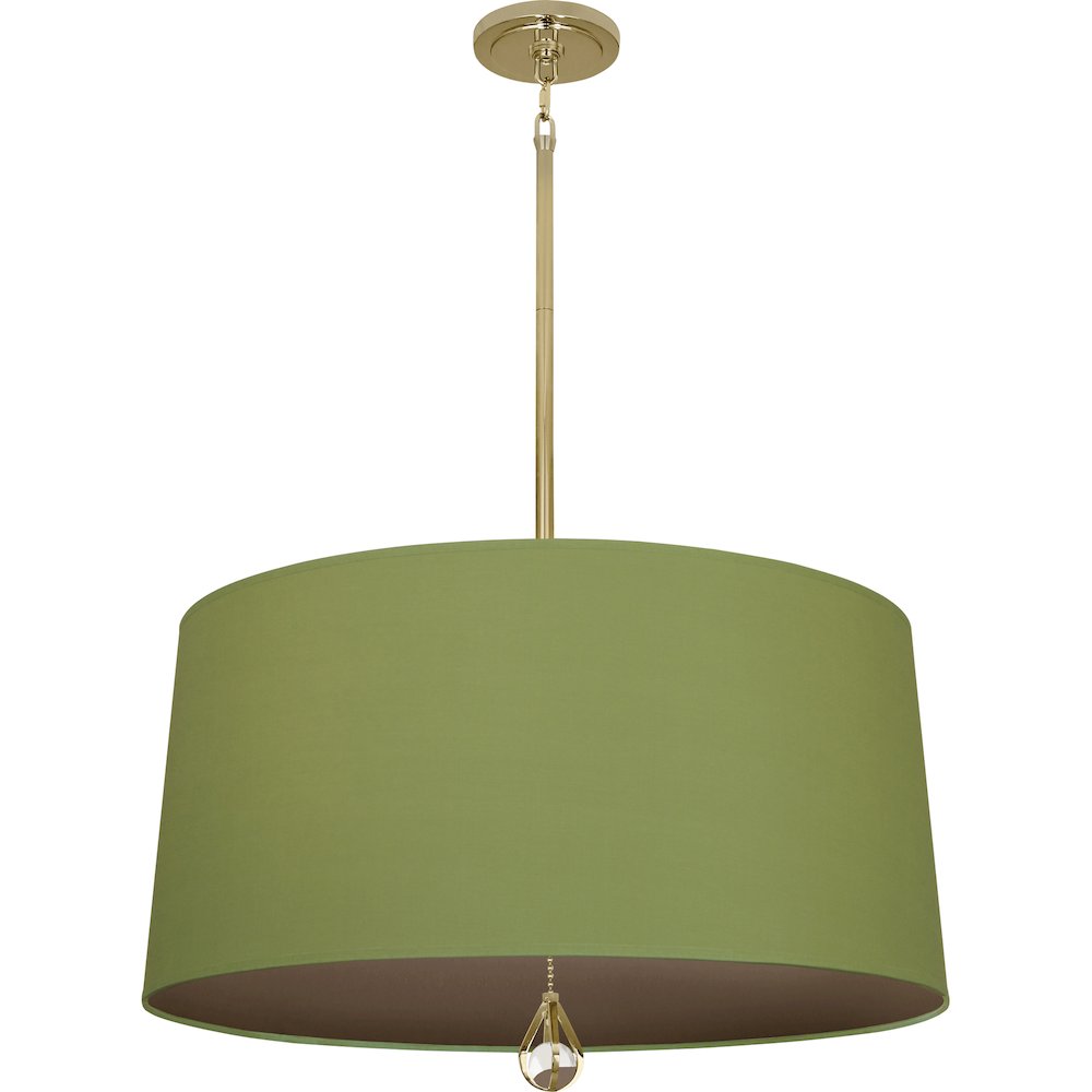 Williamsburg Custis Pendant in Modern Brass Color. Picture 1