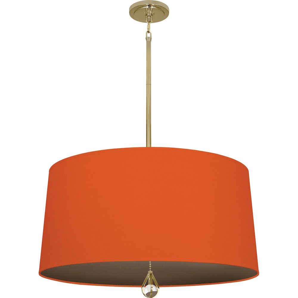 Williamsburg Custis Pendant in Modern Brass Color. Picture 1
