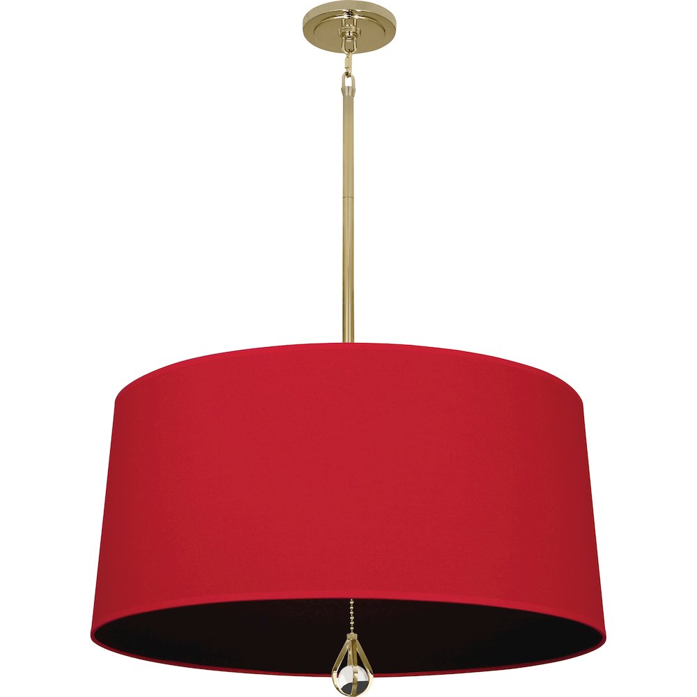 Williamsburg Custis Pendant in Modern Brass Color. Picture 1