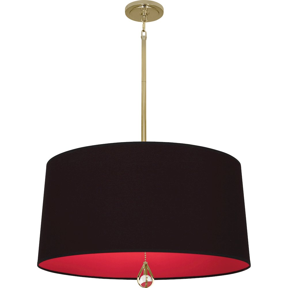 Williamsburg Custis Pendant in Modern Brass Color. Picture 1