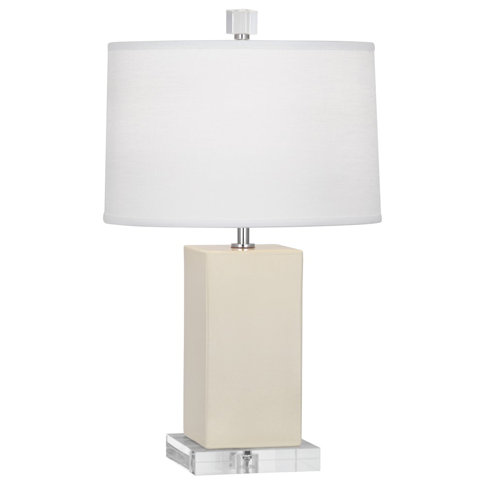 Bone Harvey Accent Lamp in Bone Glazed Ceramic Color. Picture 1