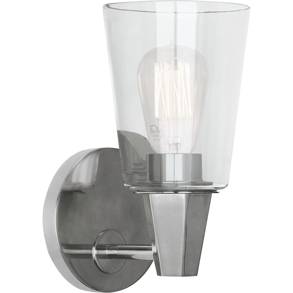 Wheatley Wall Sconce in Polished Chrome Color. Picture 1