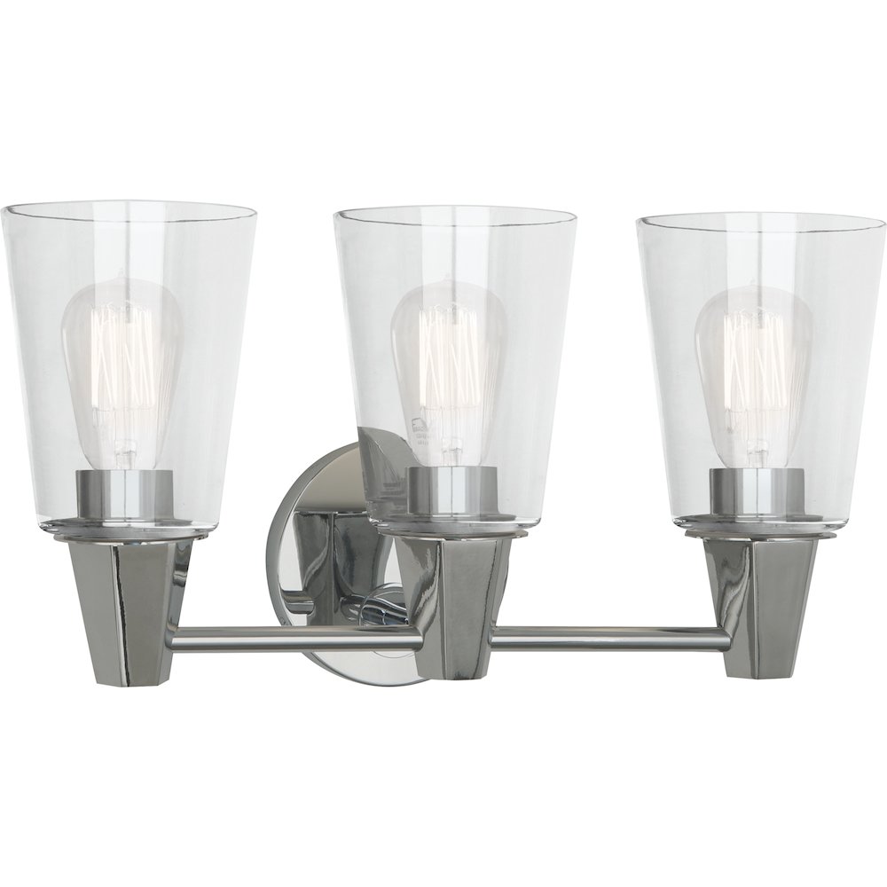 Wheatley Wall Sconce in Polished Chrome Color. Picture 1