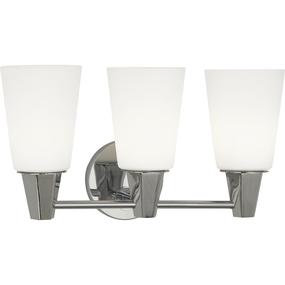 Wheatley Wall Sconce in Polished Chrome Color. Picture 1