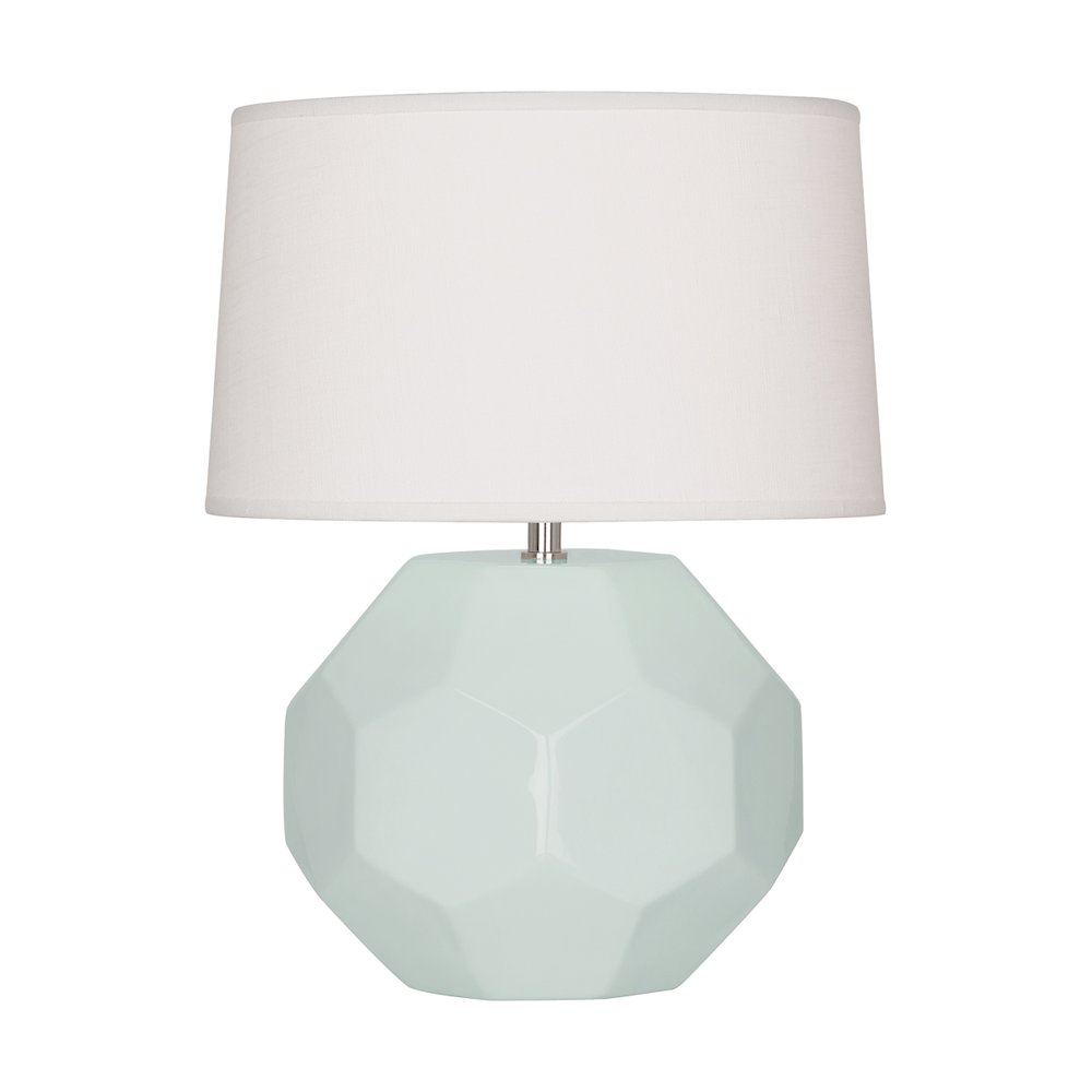 Celadon Franklin Accent Lamp in Celadon Glazed Ceramic Color. Picture 1