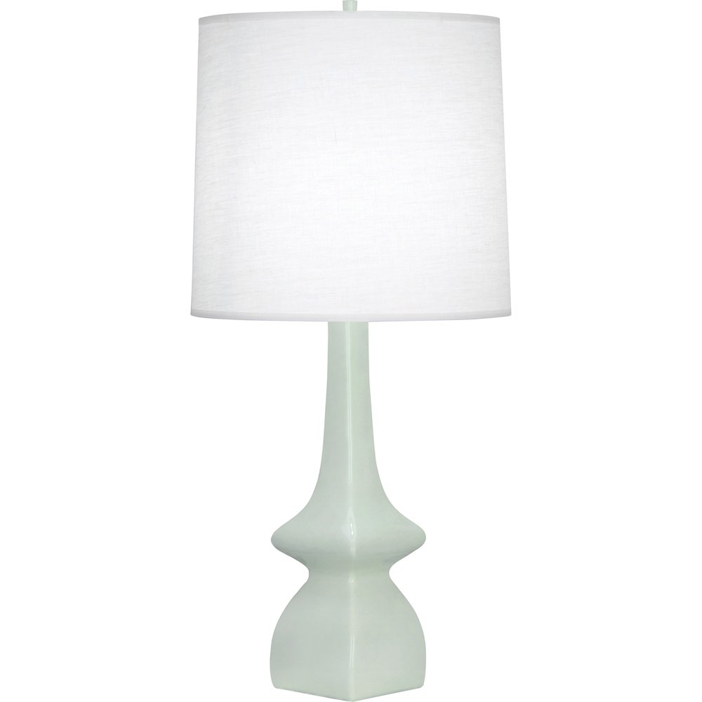 Celadon Jasmine Table Lamp in Celadon Glazed Ceramic Color. Picture 1
