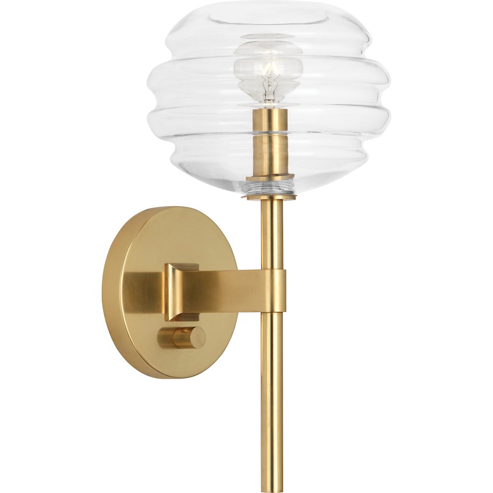 Horizon Wall Sconce in Modern Brass Color. Picture 1