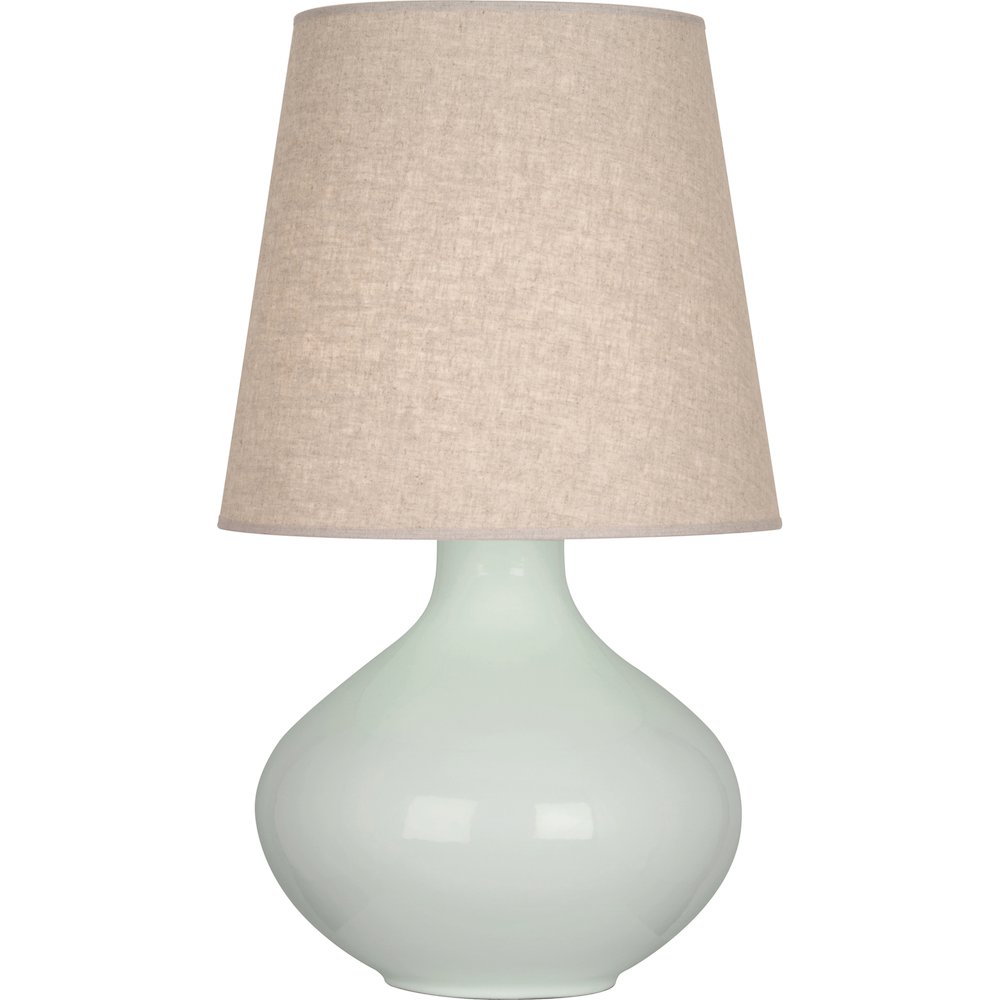 Celadon June Table Lamp in Celadon Glazed Ceramic Color. Picture 1
