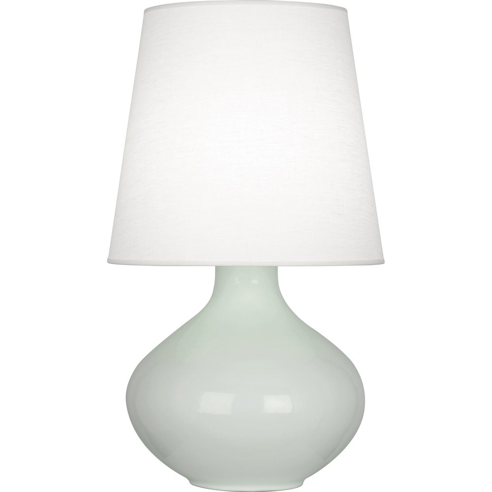 Celadon June Table Lamp in Celadon Glazed Ceramic Color. Picture 1
