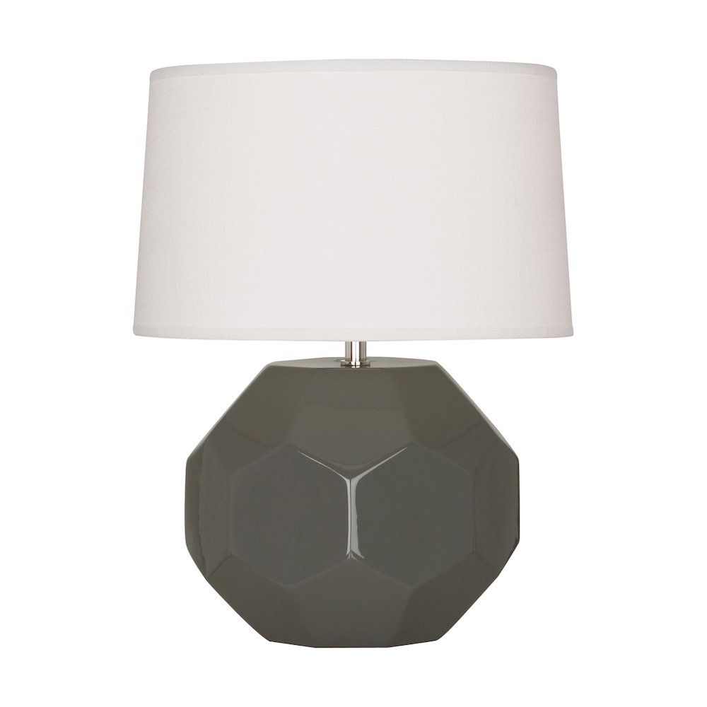 Ash Franklin Accent Lamp in Ash Glazed Ceramic Color. Picture 1