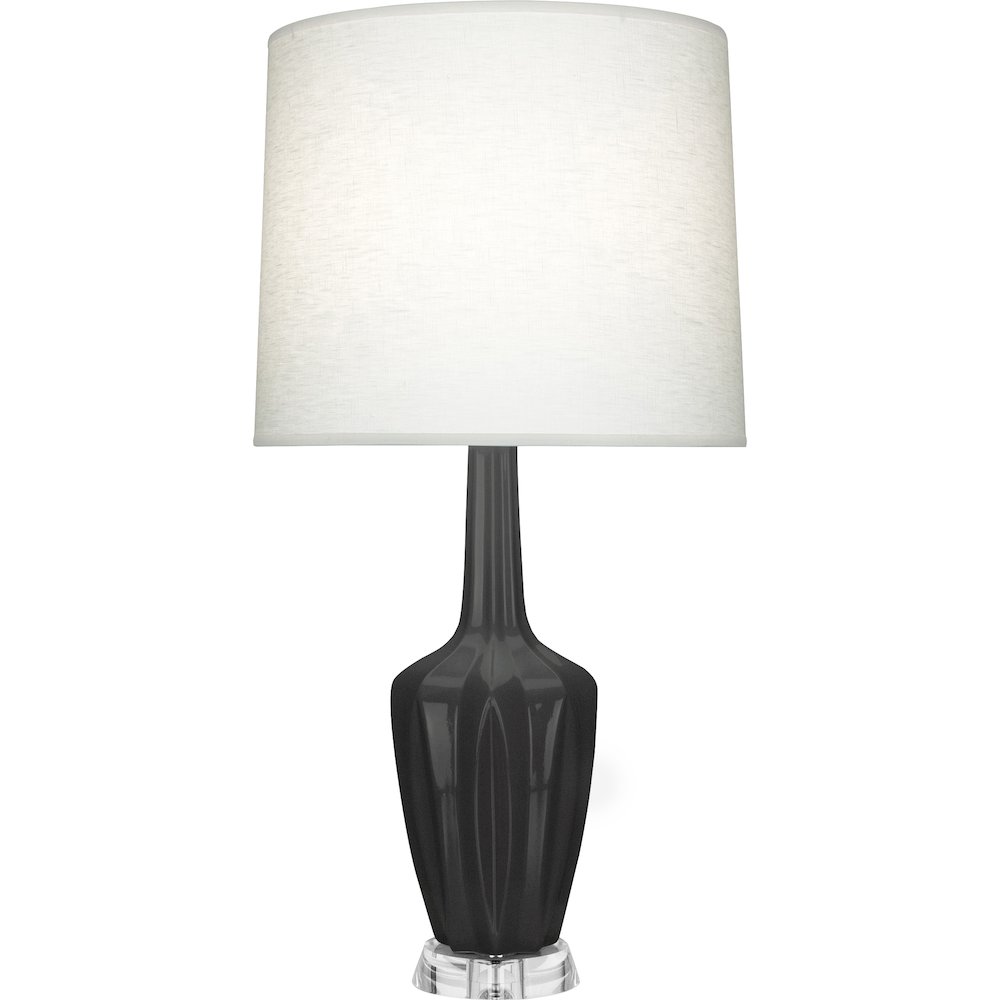 Ash Emma Table Lamp in Ash Glazed Ceramic Color. Picture 1