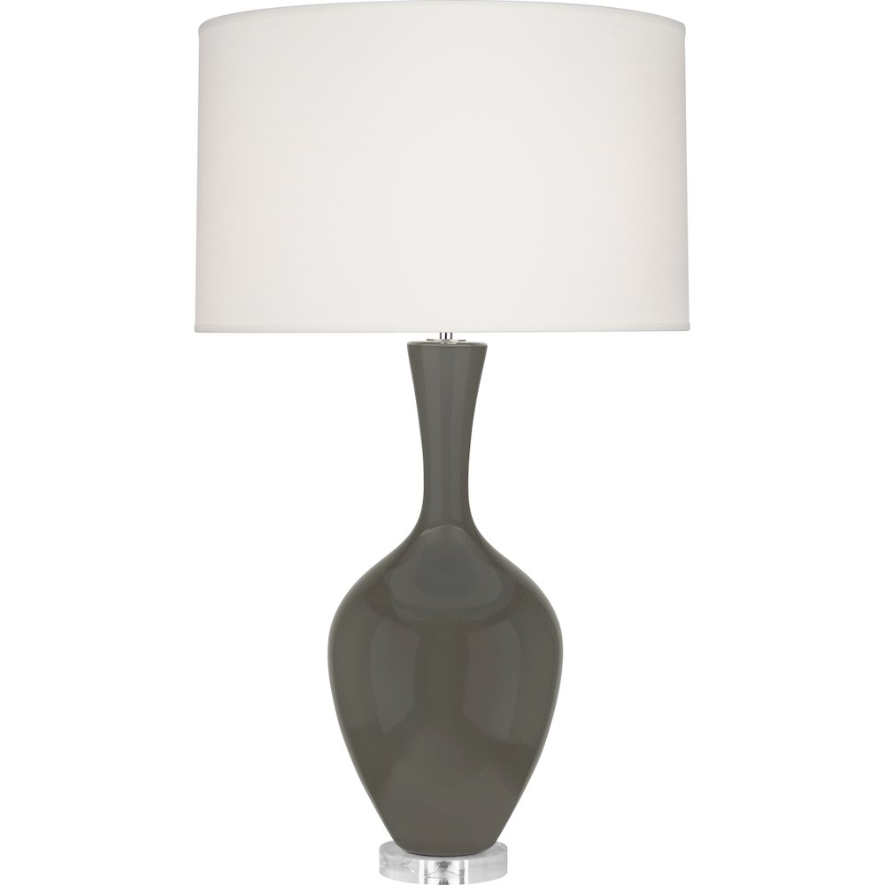 Ash Audrey Table Lamp in Ash Glazed Ceramic Color. Picture 1