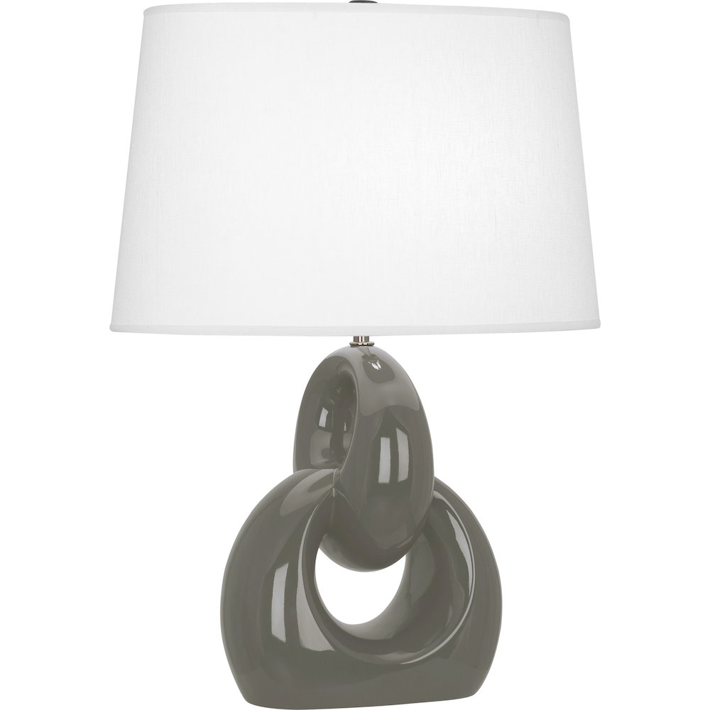 Ash Fusion Table Lamp in Ash Glazed Ceramic Color. Picture 1