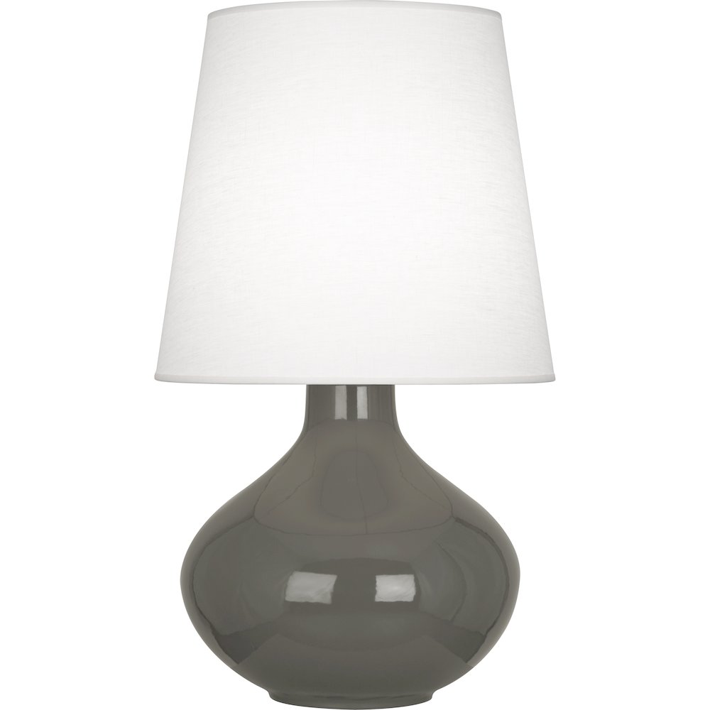 Ash June Table Lamp in Ash Glazed Ceramic Color. Picture 1