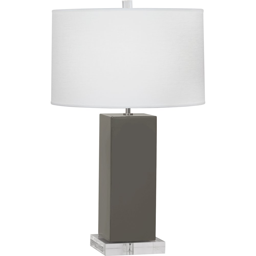 Ash Harvey Table Lamp in Ash Glazed Ceramic Color. Picture 1