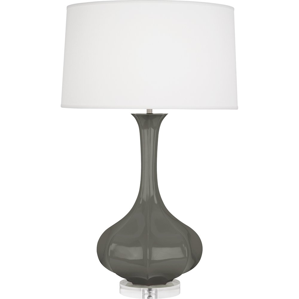 Ash Pike Table Lamp in Ash Glazed Ceramic Color. Picture 1