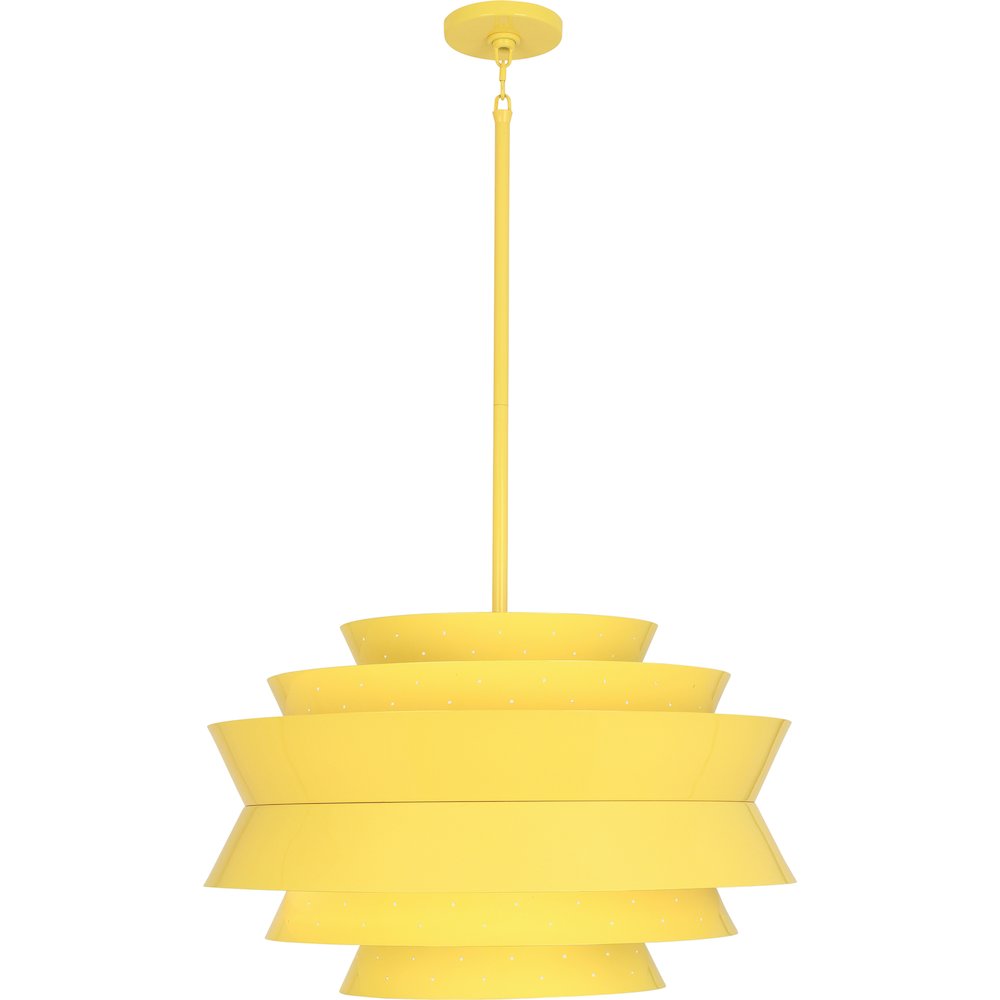 Pierce Pendant in Canary Yellow Gloss Color. Picture 1