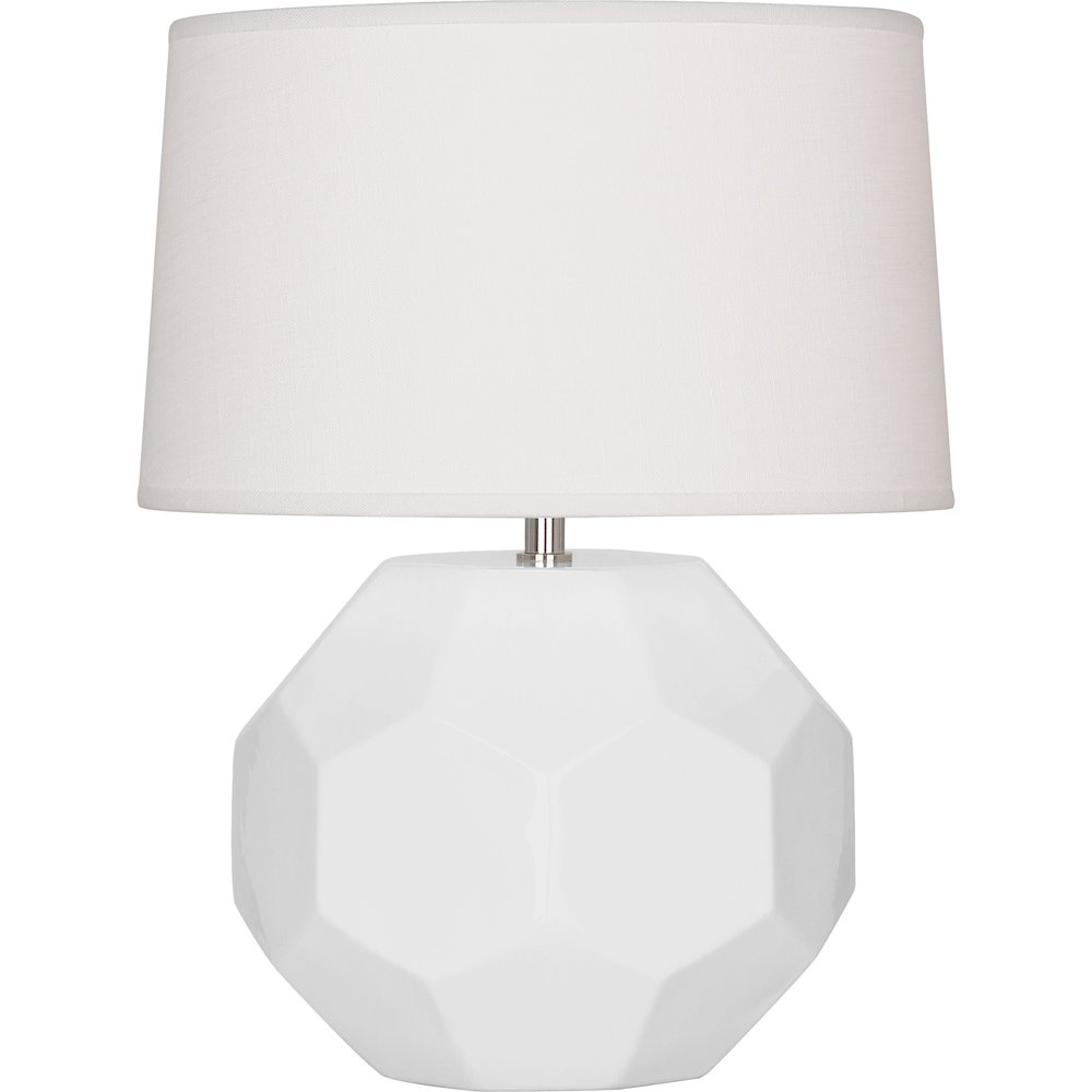 Daisy Franklin Accent Lamp in Daisy Glazed Ceramic Color. Picture 1