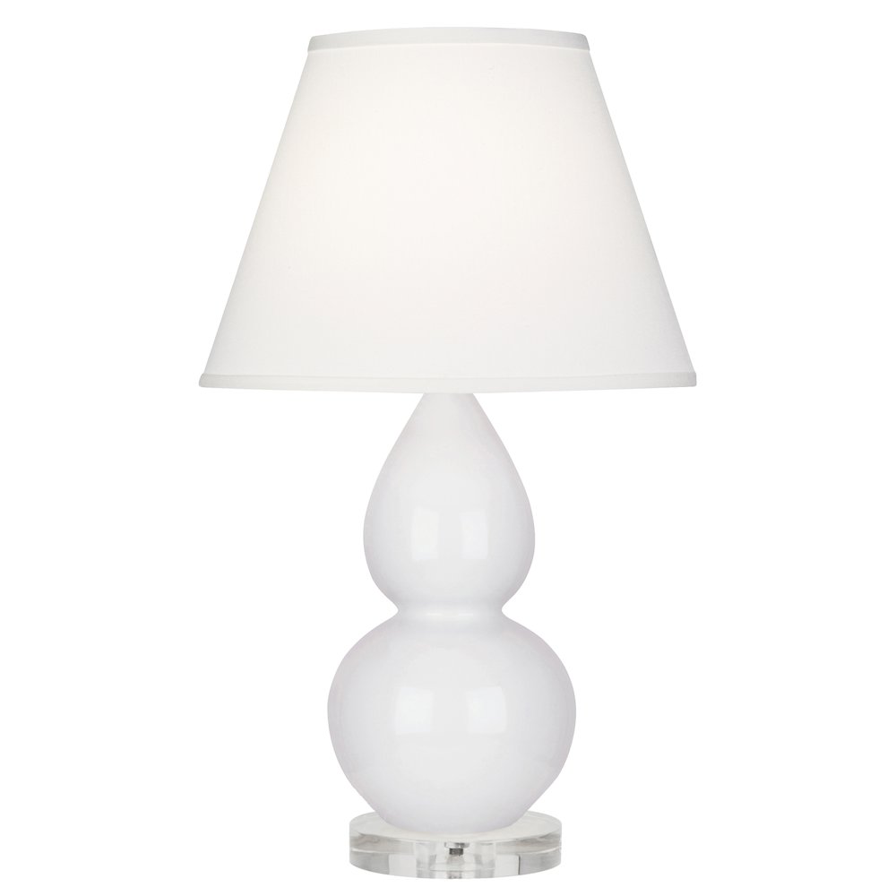 Daisy Small Double Gourd Accent Lamp in Daisy Glazed Ceramic Color. Picture 1