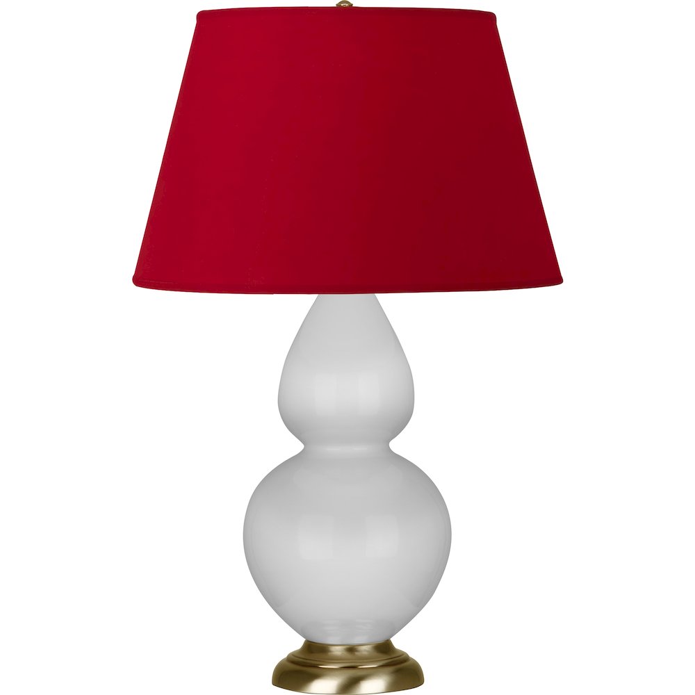Daisy Double Gourd Table Lamp in Daisy Glazed Ceramic Color. Picture 1
