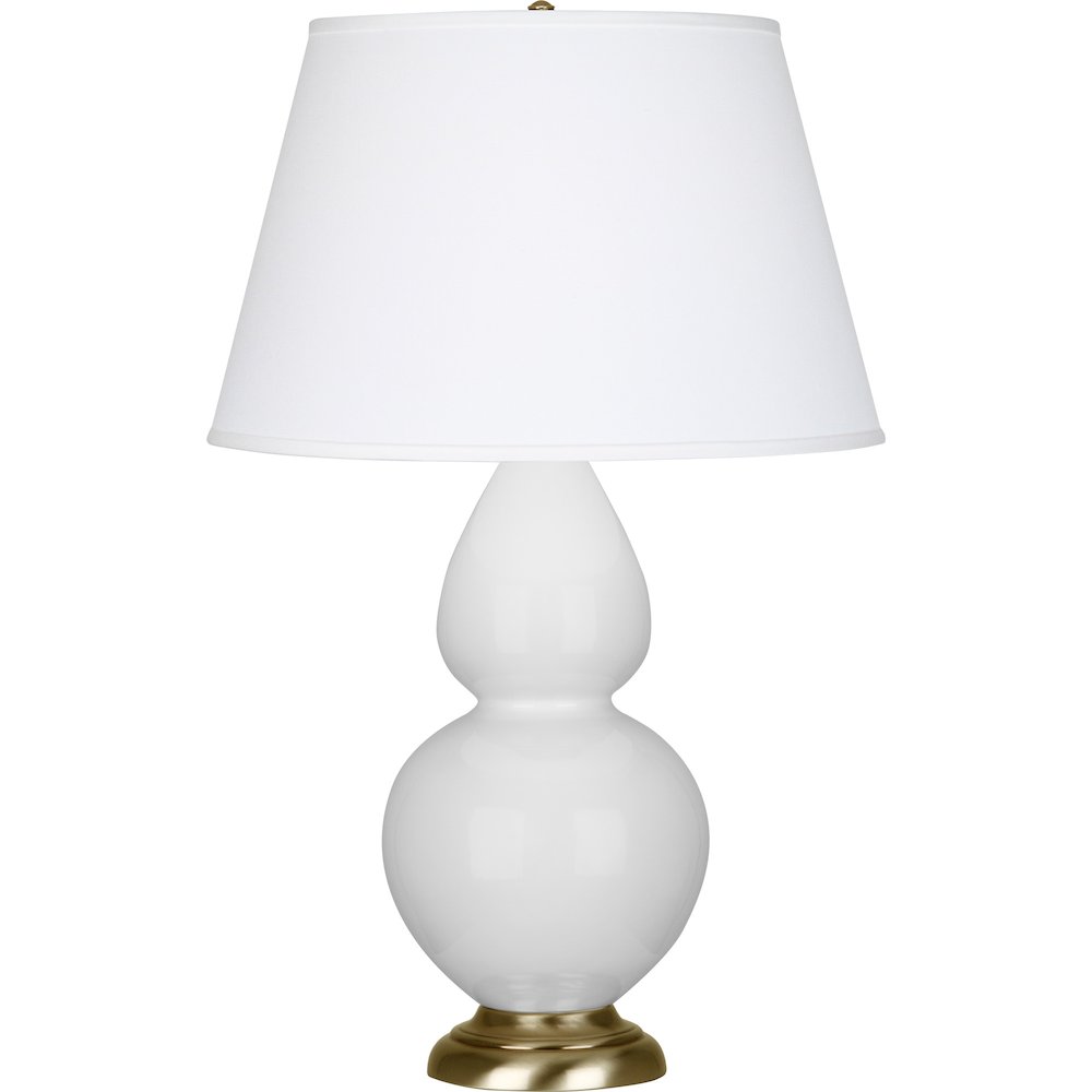 Daisy Double Gourd Table Lamp in Daisy Glazed Ceramic Color. Picture 1