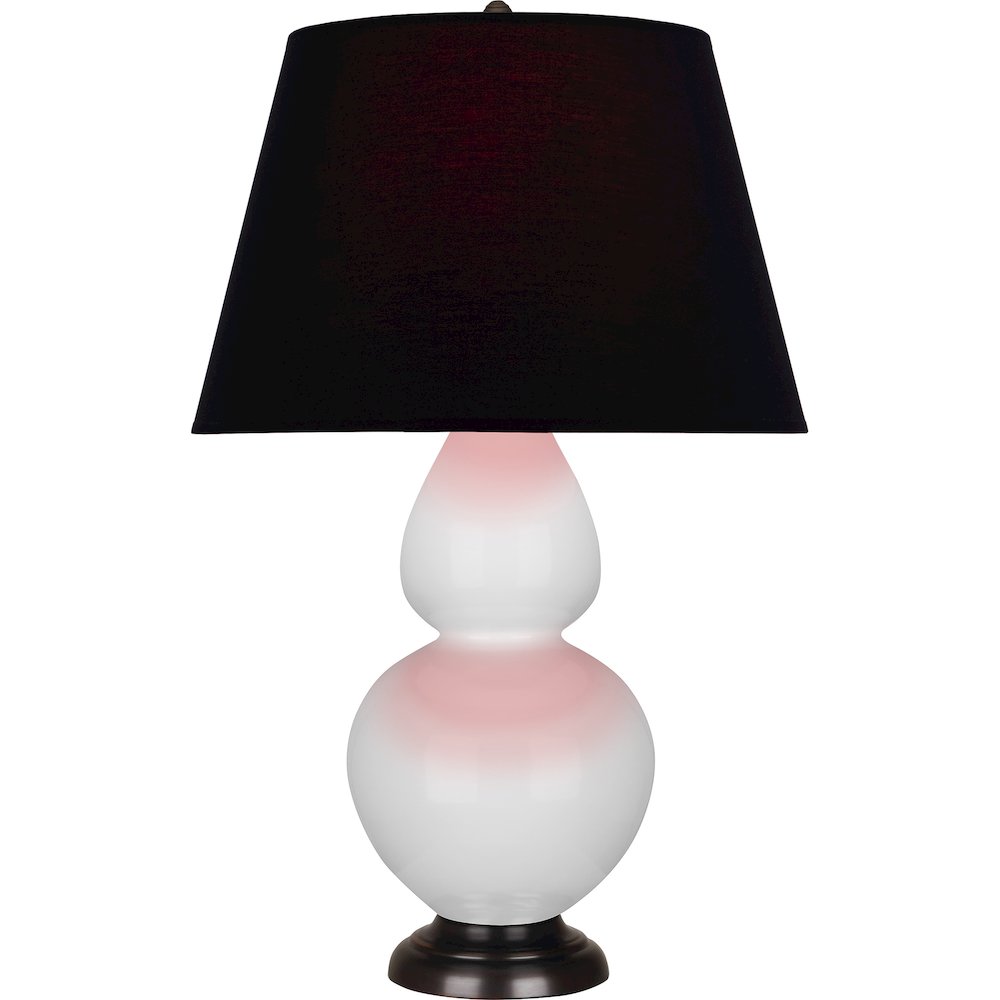 Daisy Double Gourd Table Lamp in Daisy Glazed Ceramic Color. Picture 1