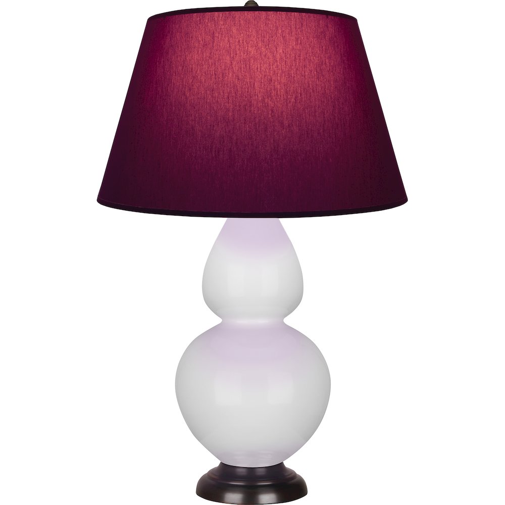 Daisy Double Gourd Table Lamp in Daisy Glazed Ceramic Color. Picture 1