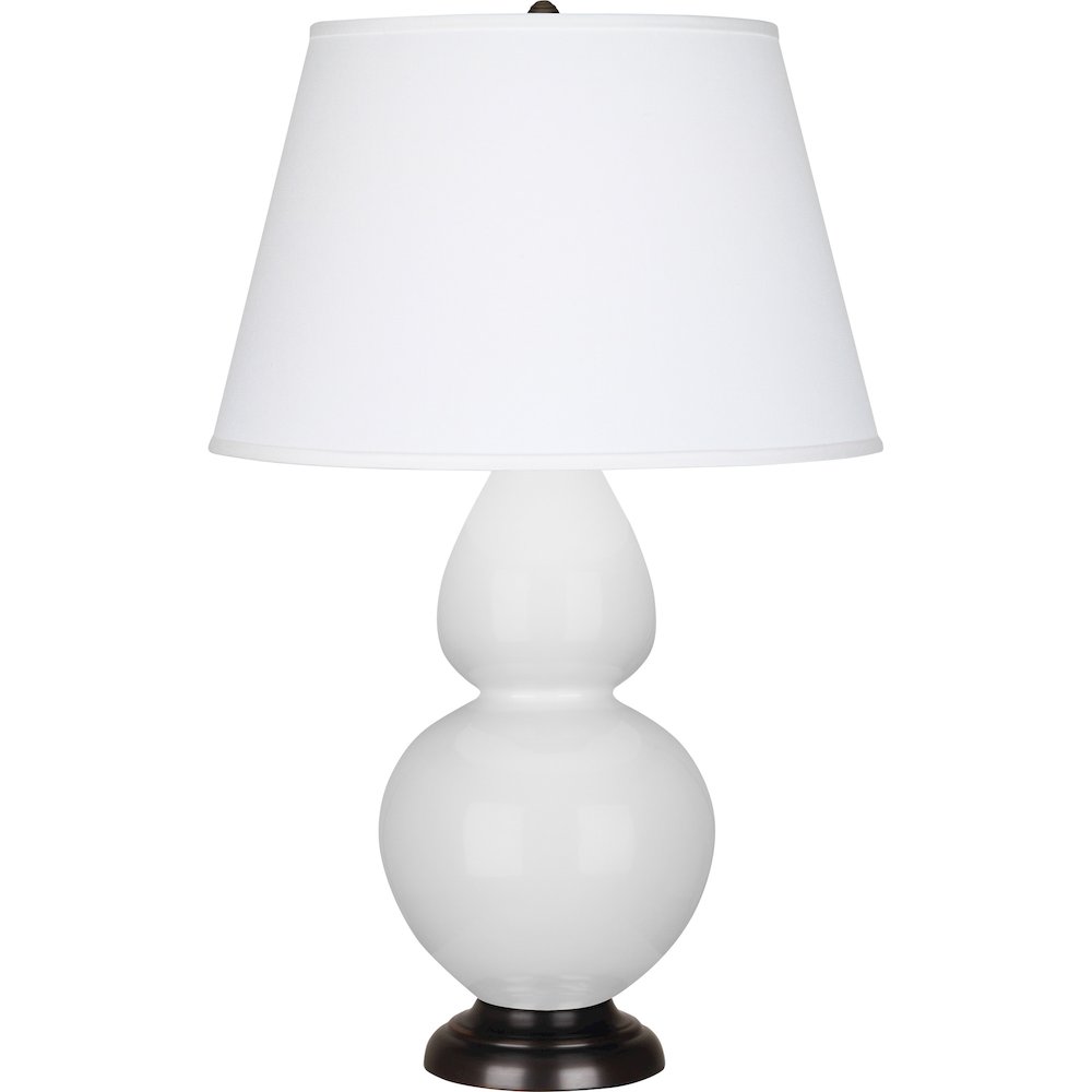 Daisy Double Gourd Table Lamp in Daisy Glazed Ceramic Color. Picture 1