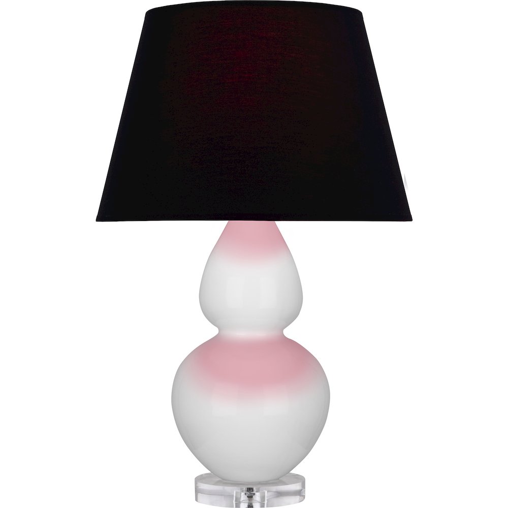Daisy Double Gourd Table Lamp in Daisy Glazed Ceramic Color. Picture 1