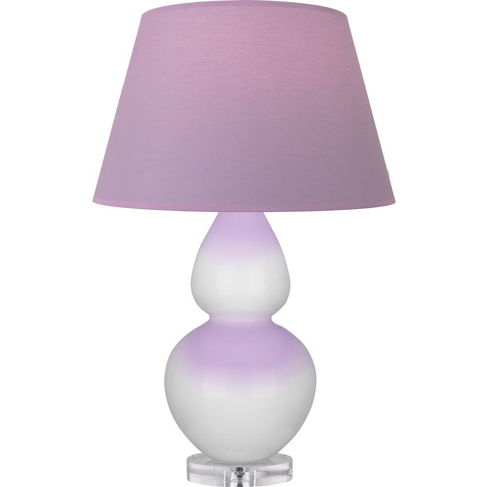 Daisy Double Gourd Table Lamp in Daisy Glazed Ceramic Color. Picture 1