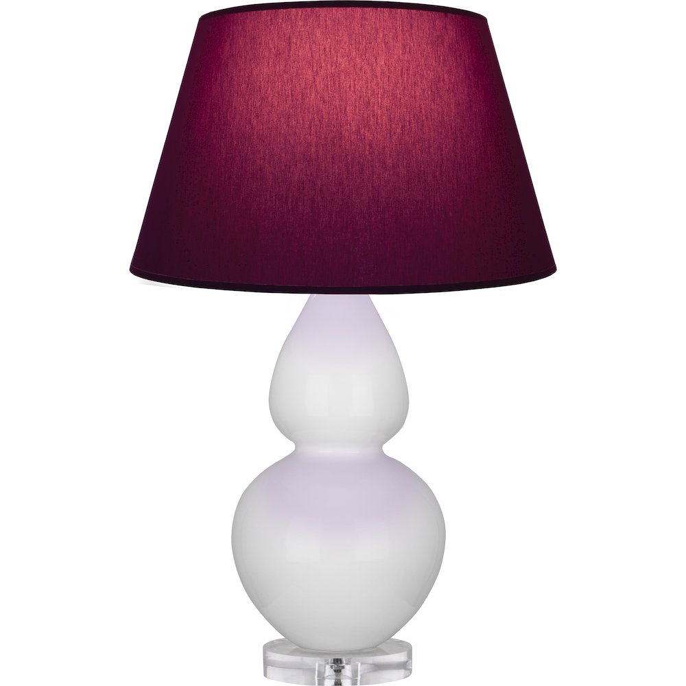 Daisy Double Gourd Table Lamp in Daisy Glazed Ceramic Color. Picture 1
