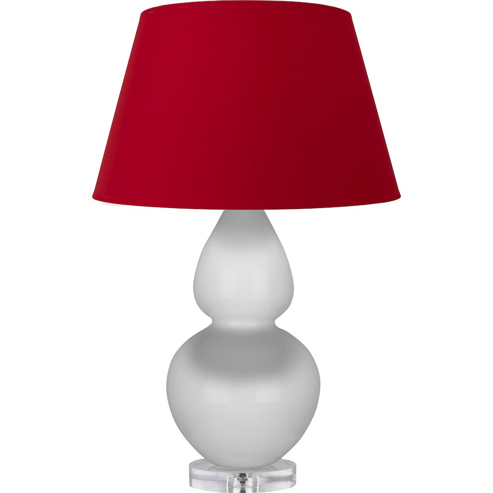 Daisy Double Gourd Table Lamp in Daisy Glazed Ceramic Color. Picture 1