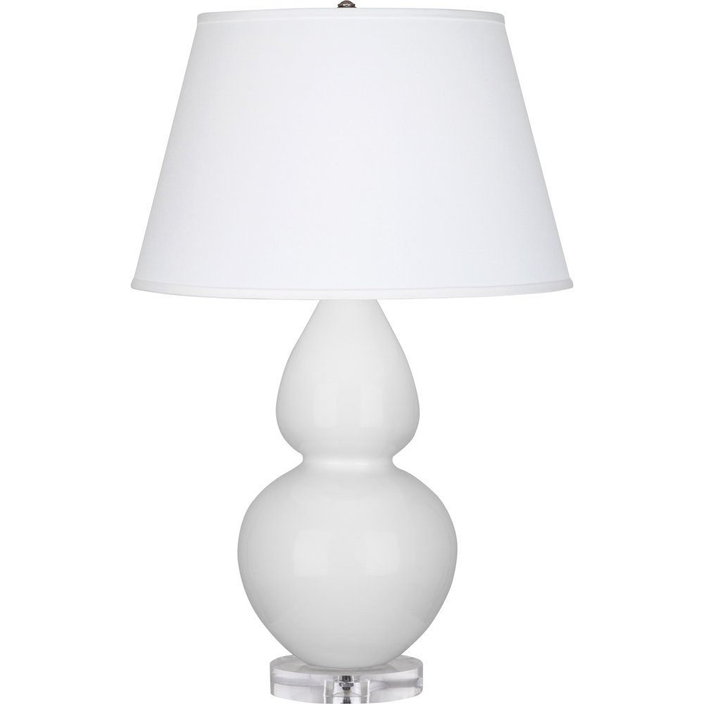 Daisy Double Gourd Table Lamp in Daisy Glazed Ceramic Color. Picture 1
