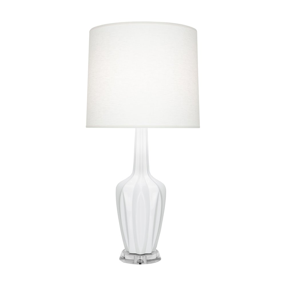 Daisy Emma Accent Lamp in Daisy Glazed Ceramic Color. Picture 1