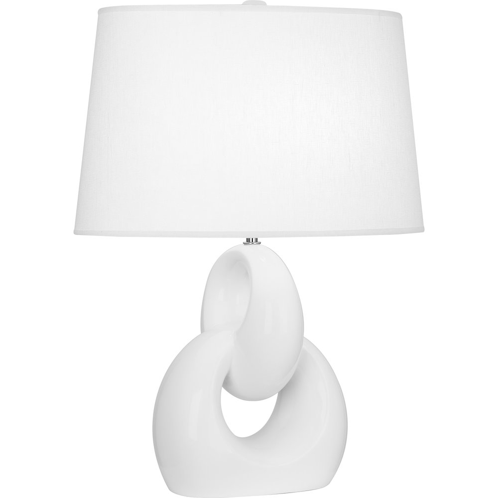 Daisy Fusion Table Lamp in Daisy Glazed Ceramic Color. Picture 1