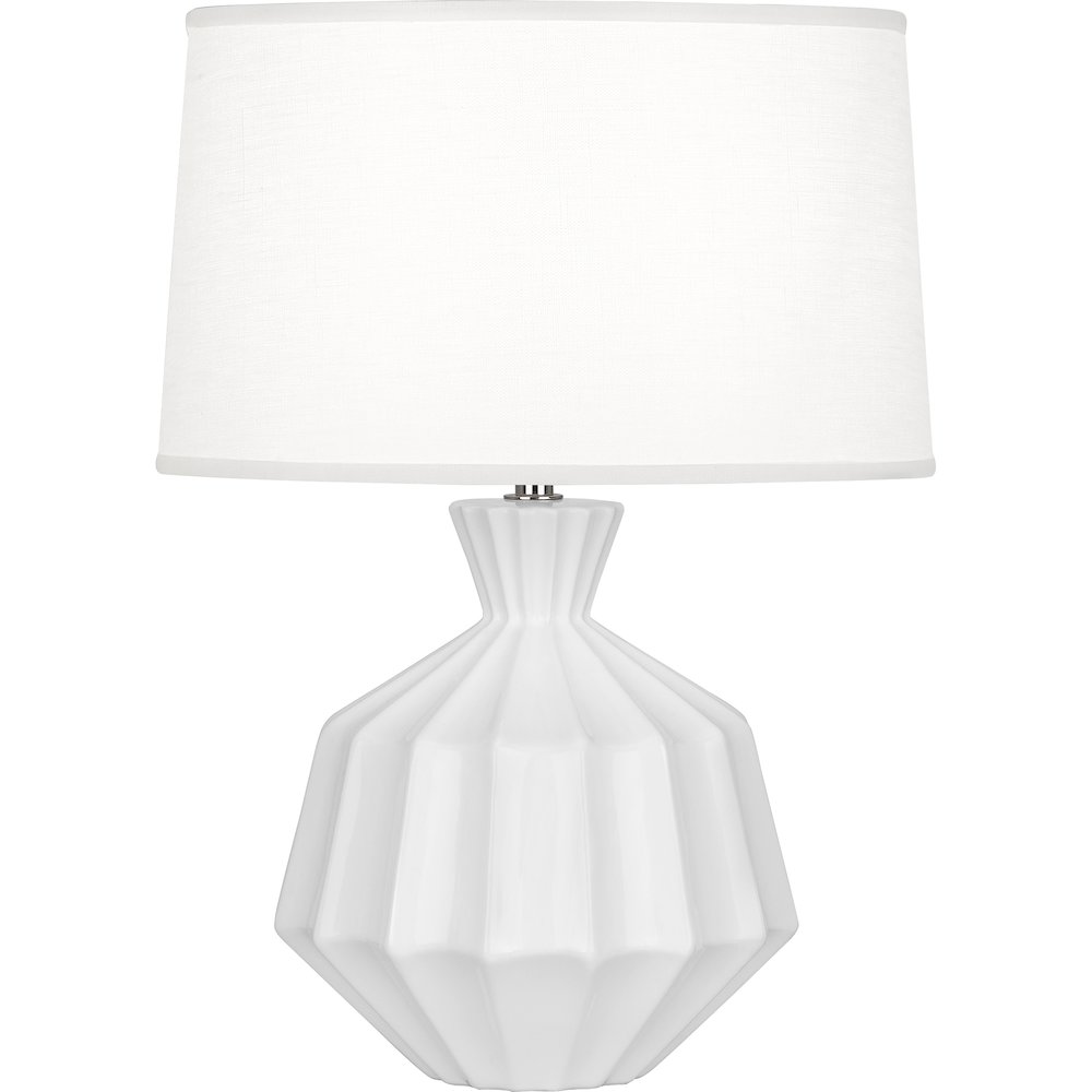 Daisy Orion Accent Lamp in Daisy Glazed Ceramic Color. Picture 1