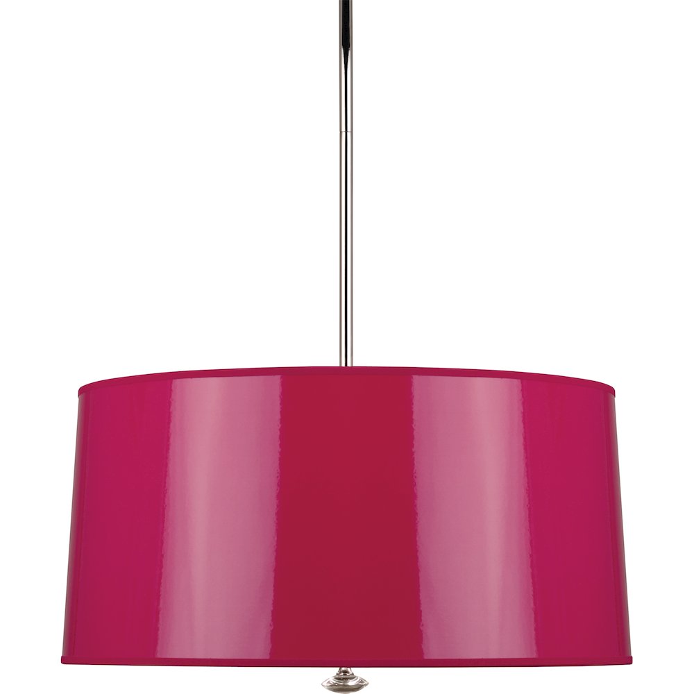 Penelope Pendant in Polished Nickel Color. Picture 1